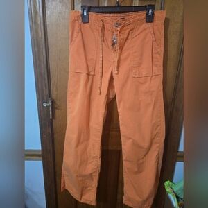 Lucky Brand Women's Orange Cargo Pants